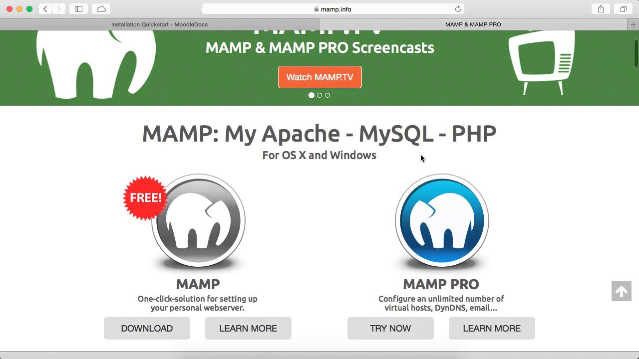 Download mamp for mac free trial